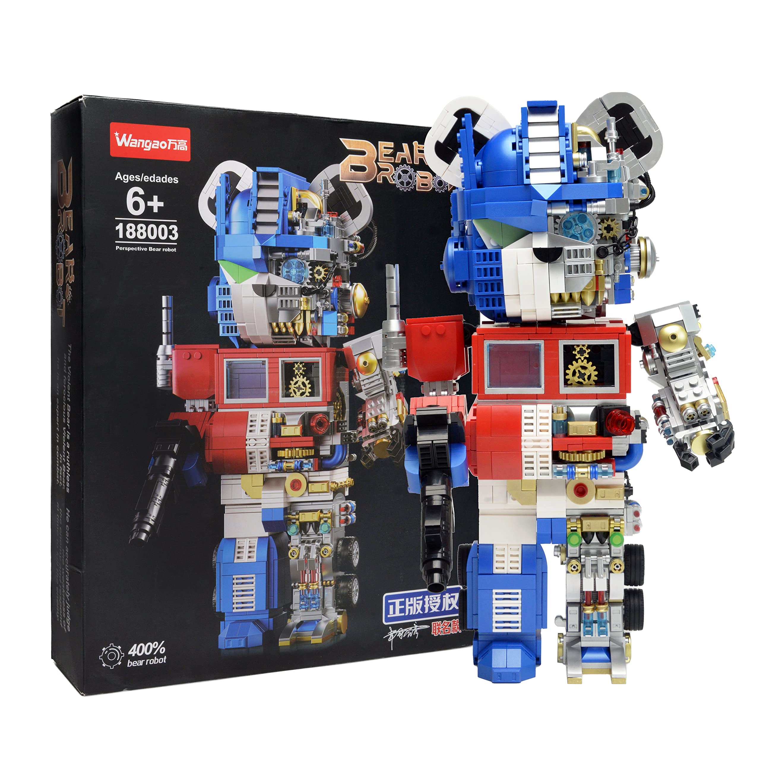 Amazon.co.jp: Mrkuriosity メカベア 組み立てキット Optimuss